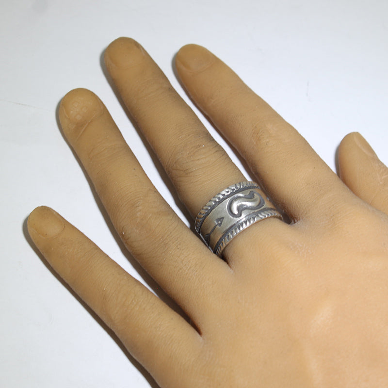 Silver Ring by Falcon Trading Company- 10