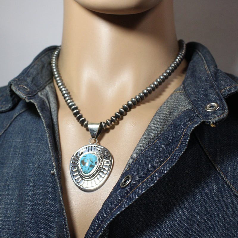 Kingman Pendant by Leonard Nez