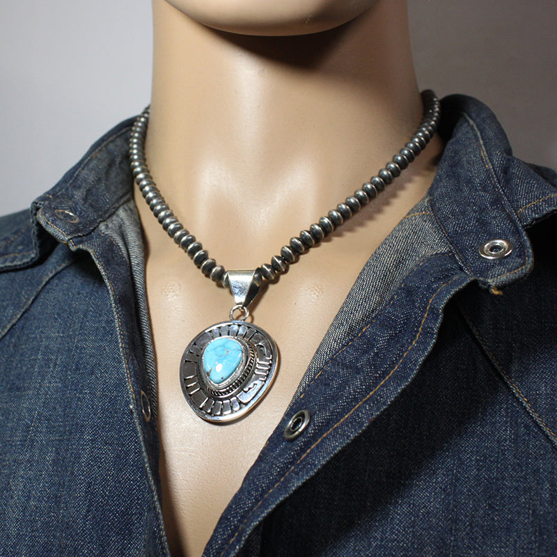 Kingman Pendant by Leonard Nez