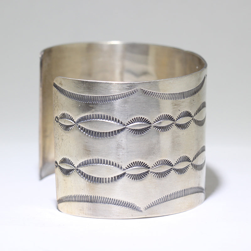 Silver Bracelet by Arnold Goodluck 5-1/2"