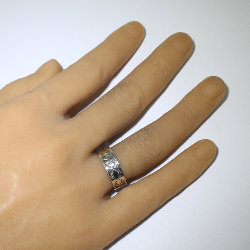Silver Ring by Arnold Goodluck- 8