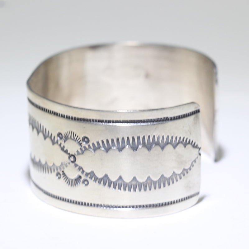 Silver Bracelet by Arnold Goodluck 5-1/2"