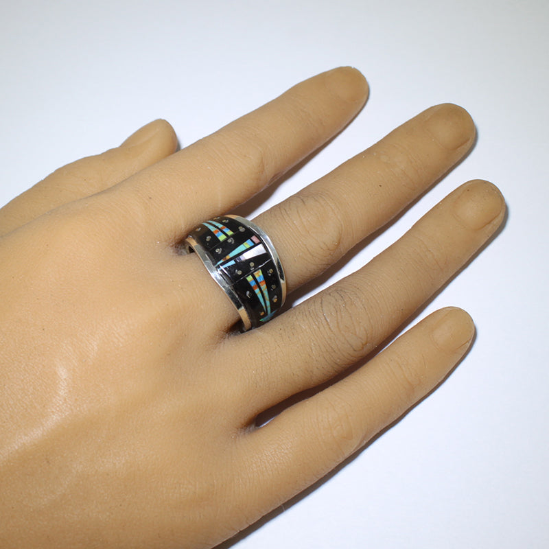 Inlay Ring by Navajo- 12.5