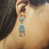 Turquoise Earrings by Michelle Peina
