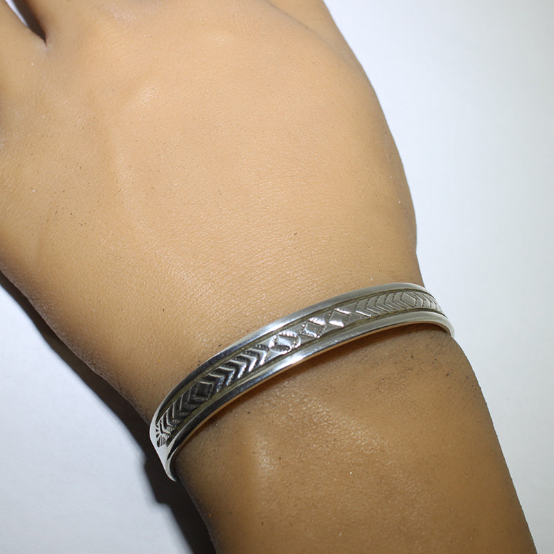 Silver Bracelet by Bruce Morgan (0.37")