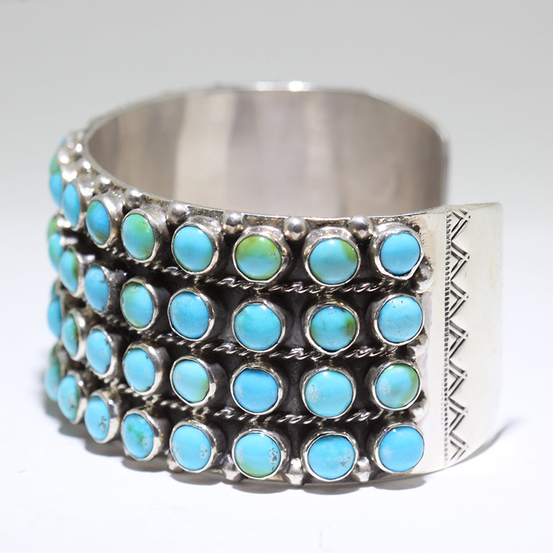Turquoise Bracelet by Karlene Goodluck 5-3/4"