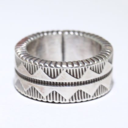 Silver Ring by Arnold Goodluck- 7.5