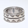 Silver Ring by Arnold Goodluck- 7.5