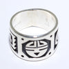 Silver Ring by Ruben Saufkie- 10.5