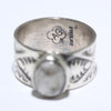 White Buffalo Ring by Arnold Goodluck- 9.5