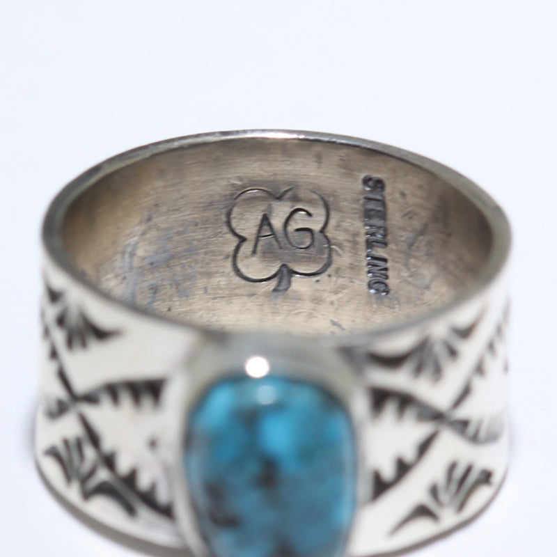 Morenci Ring by Arnold Goodluck- 7.5