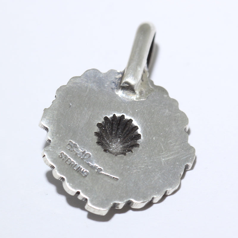 アクセサリー COIN SILVER Bisbee Pendant Gary Reeves Important!! Vintage Native American Navajo Gary Reeves