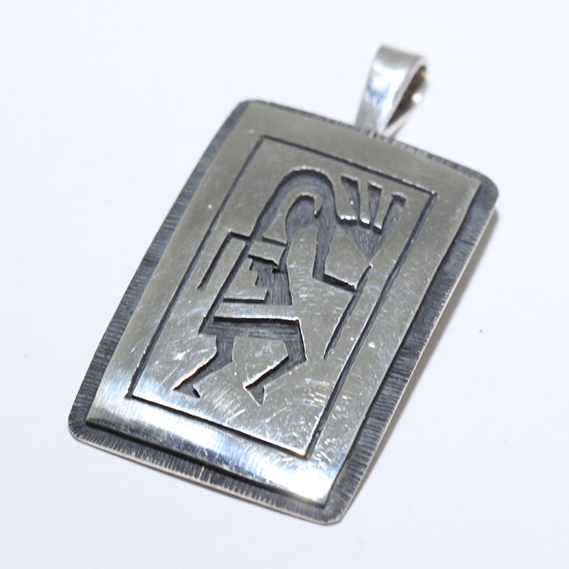 Silver Pendant by Clifton Mowa
