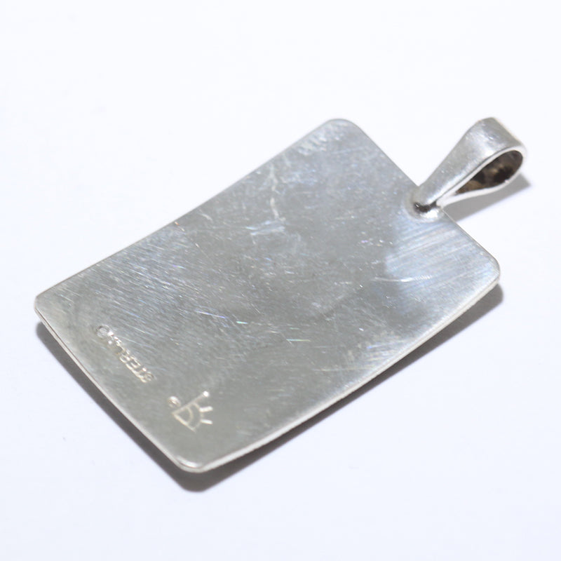 Silver Pendant by Clifton Mowa
