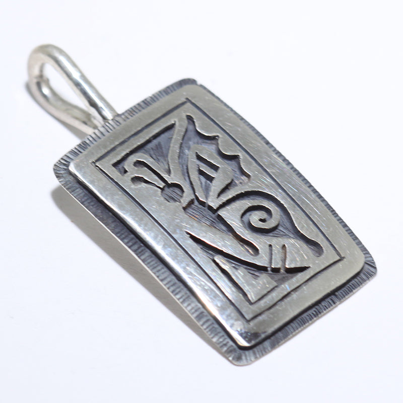 Silver Pendant by Clifton Mowa