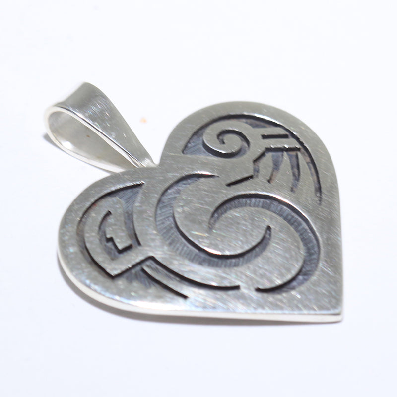 Silver Pendant by Ruben Saufkie