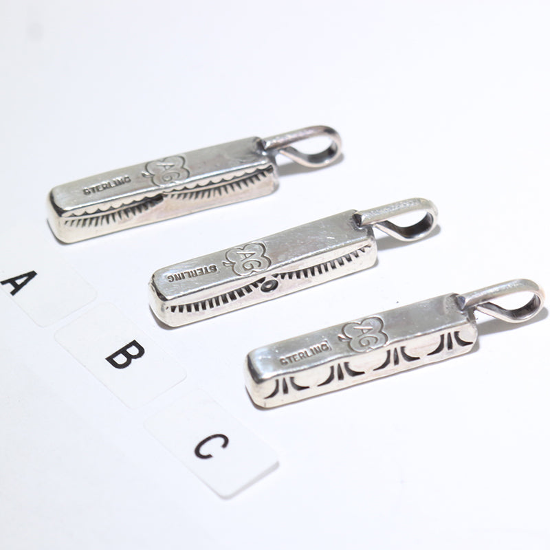 Silver Pendant by Arnold Goodluck
