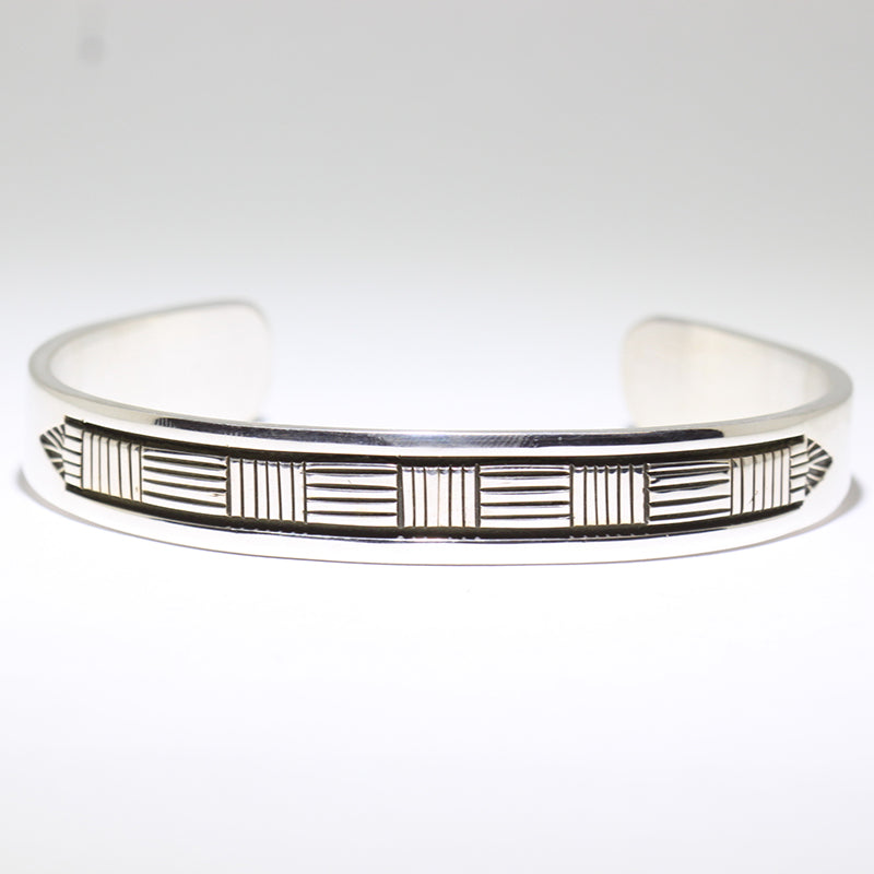 Silver Bracelet by Bruce Morgan 6-3/4"