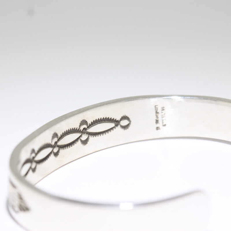Silver Bracelet by Bruce Morgan 6-3/4
