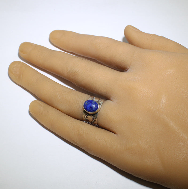 Lapis Ring by Arnold Goodluck- 5.5
