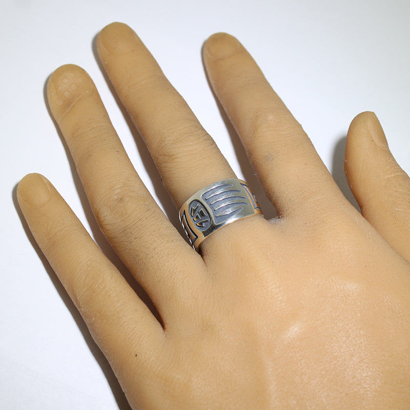 Silver Ring by Ruben Saufkie- 10