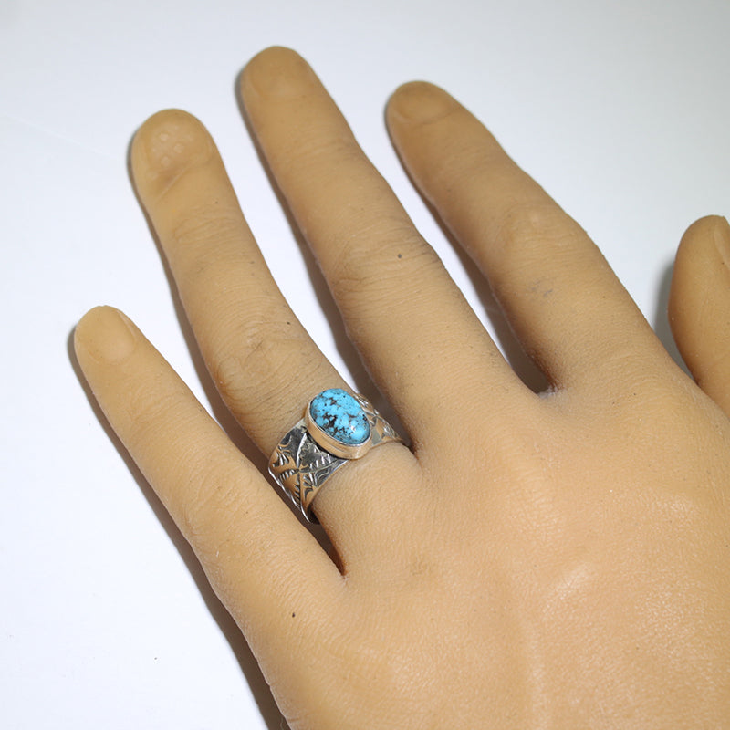Morenci Ring by Arnold Goodluck- 7.5
