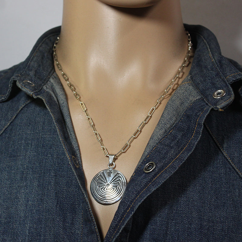 Silver Pendant by Sparks Masawytewa