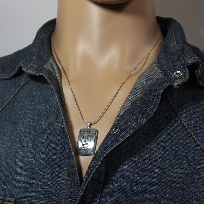 Silver Pendant by Clifton Mowa