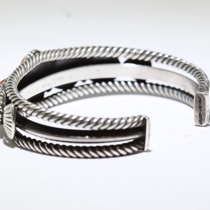 Coral Bracelet by Steve Arviso 5-1/4"