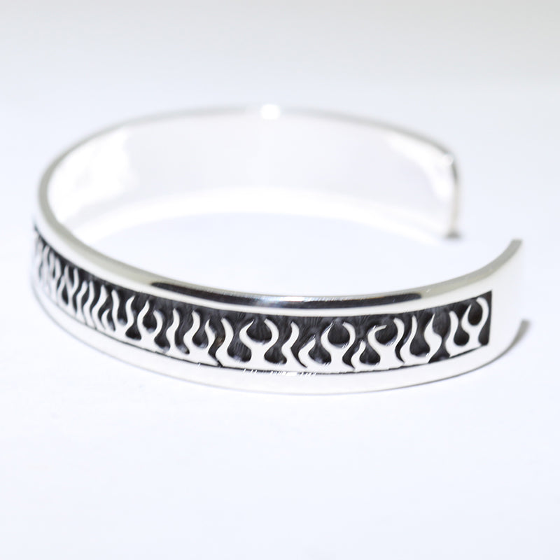 Silver Bracelet by Lucion Koinva 5-1/4"