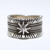 Silver Ring by Ron Bedonie- 12