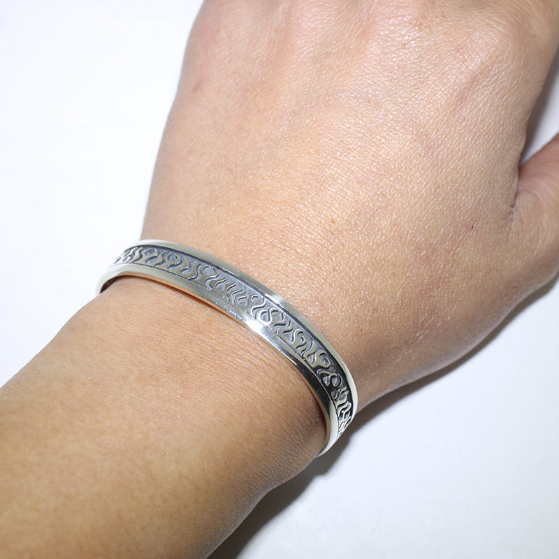 Silver Bracelet by Lucion Koinva 5"