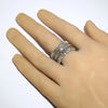 Silver Ring by Ron Bedonie- 12