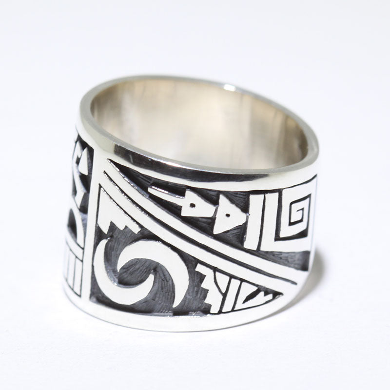 Silver Ring by Clifton Mowa- 11 – Gallup Trading