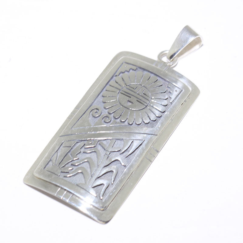 Silver Pendant by Clifton Mowa