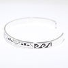 Silver Bracelet by Clifton Mowa 5-3/4"