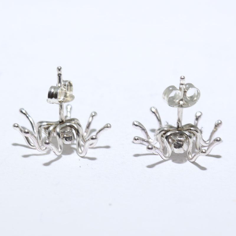 Spider Earrings by Navajo