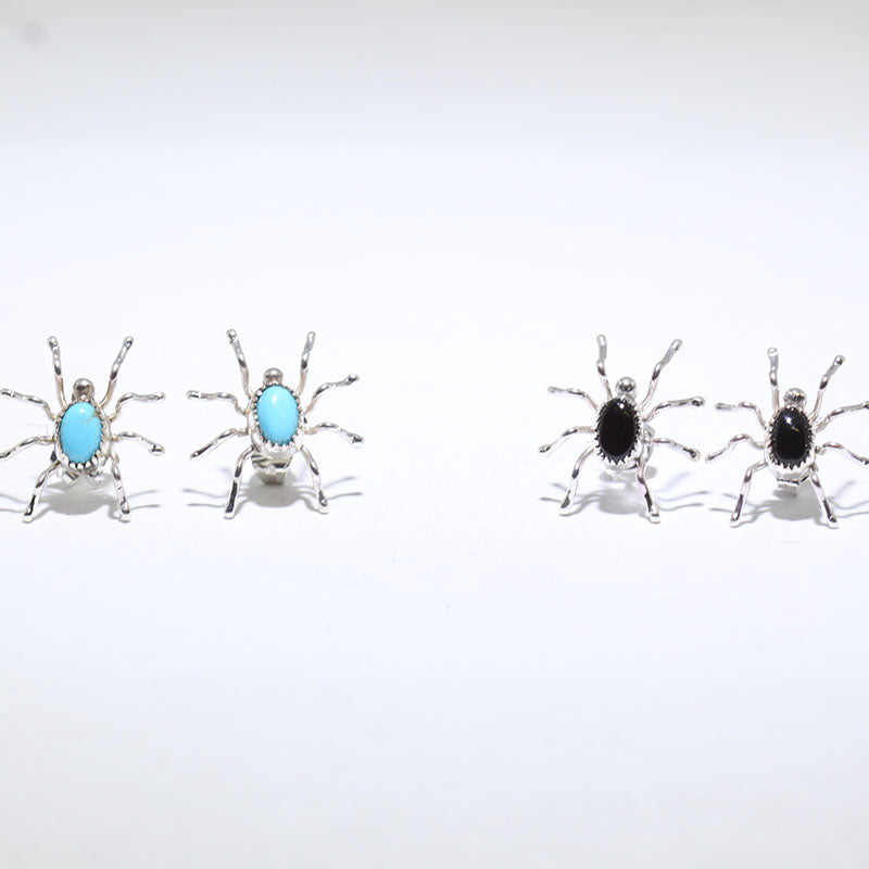 Spider Earrings by Navajo