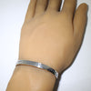 Silver Bracelet by Clifton Mowa 5-3/4"