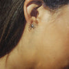 Silver Spider Earrings by Navajo