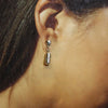 Silver Earrings by Navajo