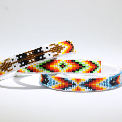 Beaded Bracelet by Navajo 5-1/4