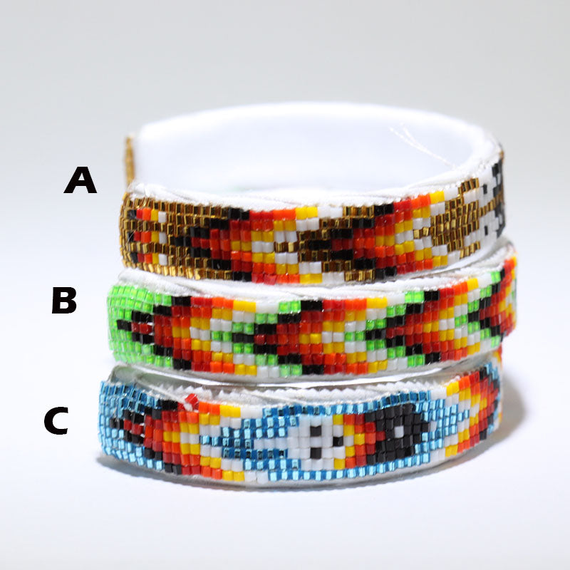 Beaded Bracelet by Navajo 5-1/4"