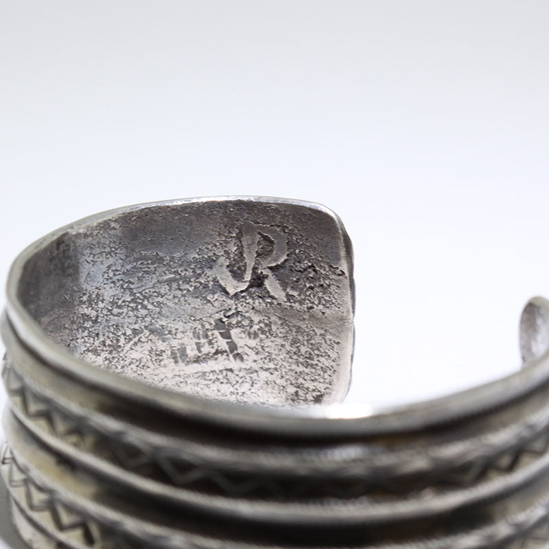 Coin Silver Bracelet by Jesse Robbins- 5"