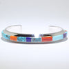 Inlay Bracelet by Wes Willie 5-3/4"