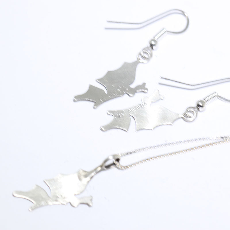 Butterfly Necklace Set by Navajo