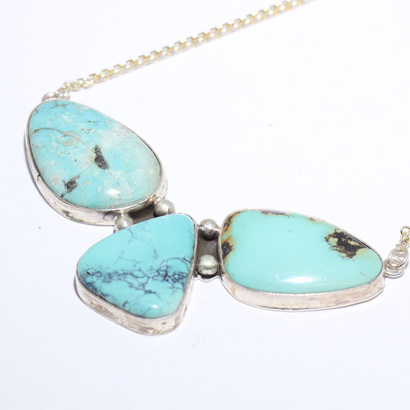 Chinese Cloud Necklace by Robin Tsosie