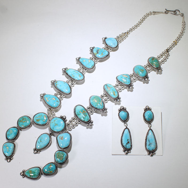 Kingman Necklace Set by Karlene Goodluck