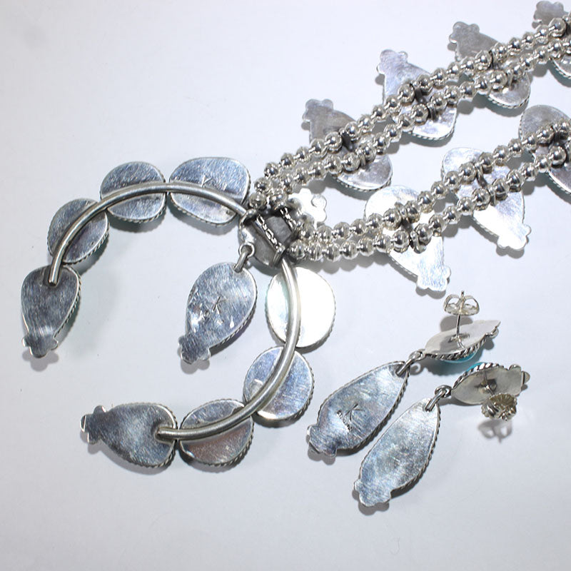 Kingman Necklace Set by Karlene Goodluck