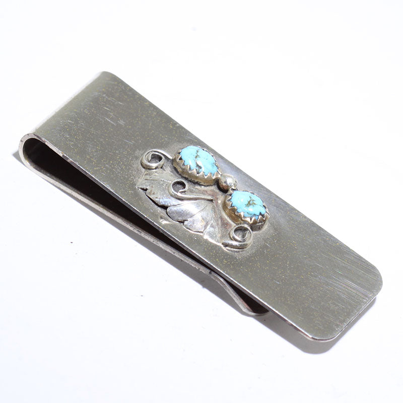 Turquoise Money Clip by Navajo